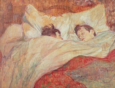 The Bed by Henri de Toulouse Lautrec